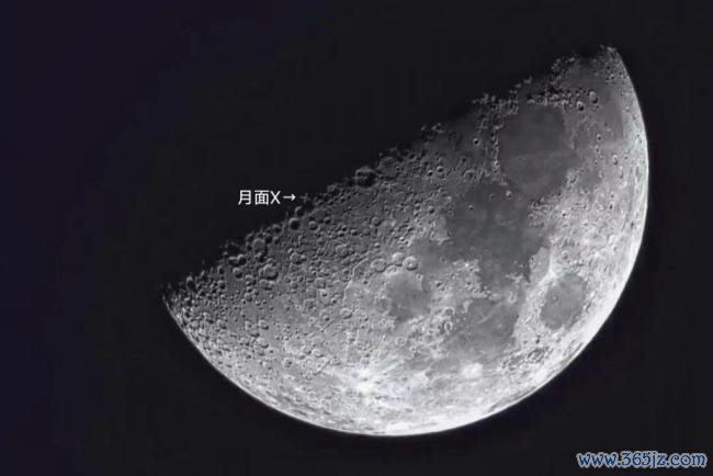 我国公众22日可不雅测月面“X”状光影 天文奇不雅再现