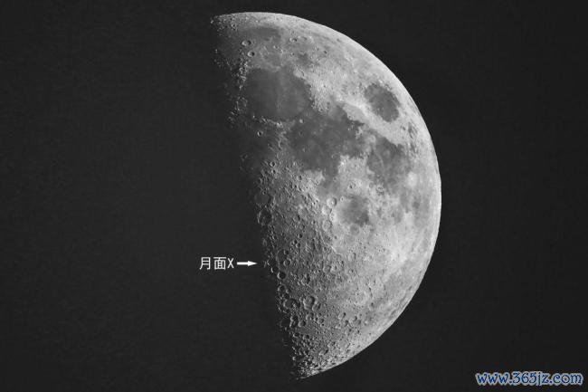 我国公众22日可不雅测月面“X”状光影